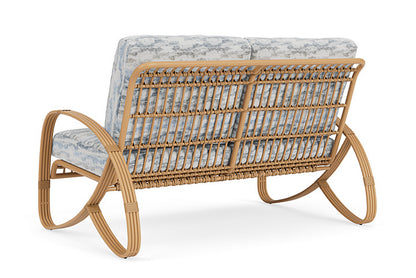 Lloyd Flanders - Riviera Loveseat In Camel Finish With Stratosphere Cloud Fabric - 2780501521966 view 2
