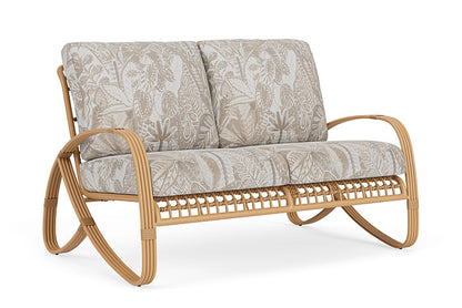 Lloyd Flanders - Riviera Loveseat In Camel Finish With Wayfarer Dune Fabric - 2780501522073 view 1