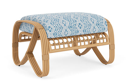 Lloyd Flanders - Riviera Ottoman In Camel Finish With Aman Capri Fabric - 2780171521800 view 2
