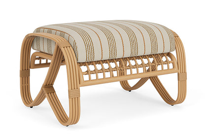 Lloyd Flanders - Riviera Ottoman In Camel Finish With Amber Waves Fabric - 2780171522044 view 2
