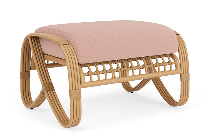 Lloyd Flanders - Riviera Ottoman In Camel Finish With Azulu Clay Fabric - 2780171522033 view 1