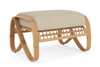 Lloyd Flanders - Riviera Ottoman In Camel Finish With Bebot Sisal Fabric - 2780171522048 view 1