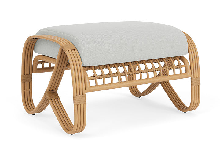 Lloyd Flanders - Riviera Ottoman In Camel Finish With Bright Side Fog Fabric - 2780171522012 view 2