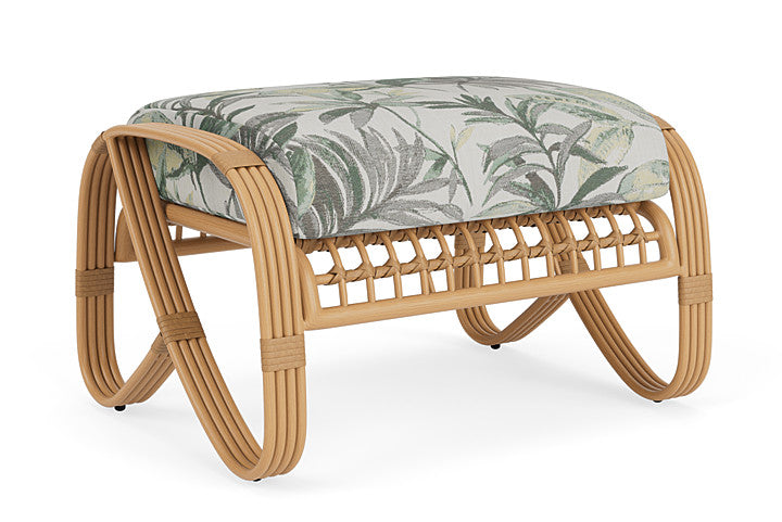 Lloyd Flanders - Riviera Ottoman In Camel Finish With Calidora Mist Fabric - 278017152094 view 1