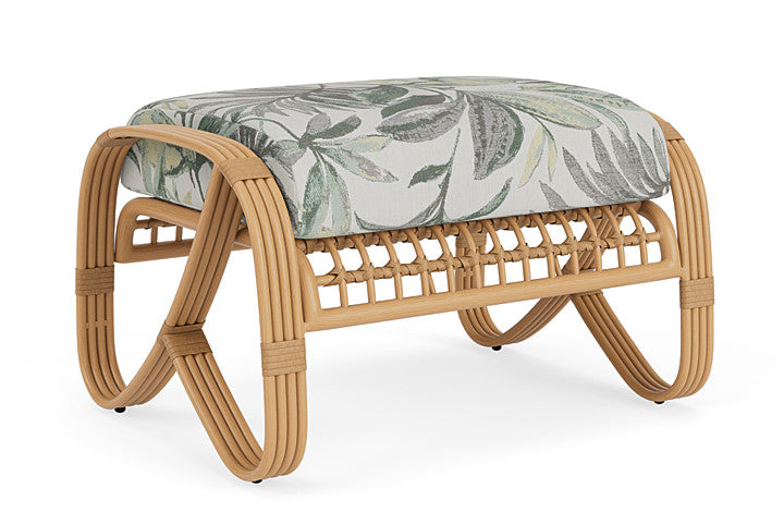 Lloyd Flanders - Riviera Ottoman In Camel Finish With Calidora Mist Fabric - 278017152094 view 2