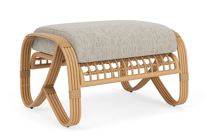 Lloyd Flanders - Riviera Ottoman In Camel Finish With Charlotte Sparrow Fabric - 278017152183 view 2
