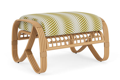 Lloyd Flanders - Riviera Ottoman In Camel Finish With Clock Out Dew Fabric - 2780171522083 view 2