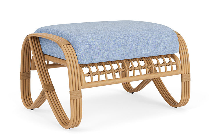 Lloyd Flanders - Riviera Ottoman In Camel Finish With Demo Skyway Fabric - 278017152065 view 1