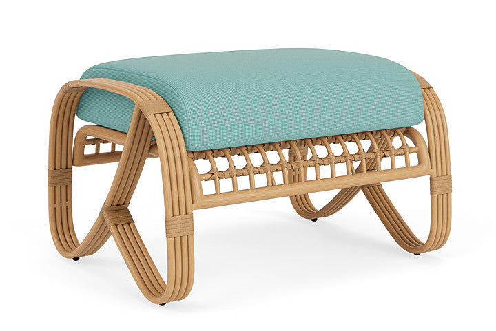 Lloyd Flanders - Riviera Ottoman In Camel Finish With Fife Aruba Fabric - 278017152748 view 2