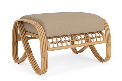 Lloyd Flanders - Riviera Ottoman In Camel Finish With Fife Sahara Fabric - 278017152742 view 1