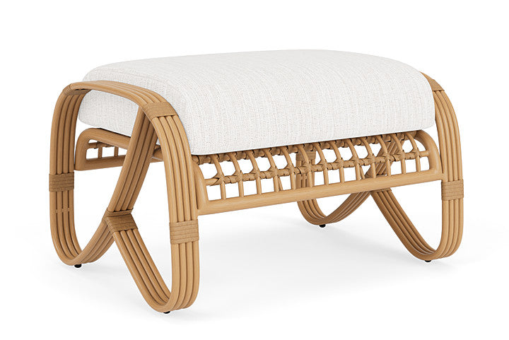 Lloyd Flanders - Riviera Ottoman In Camel Finish With Friendly Natural Fabric - 2780171522042 view 2