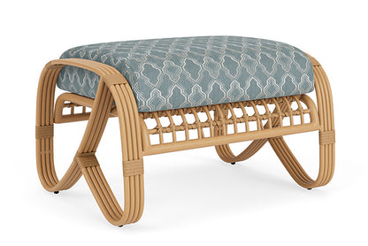 Lloyd Flanders - Riviera Ottoman In Camel Finish With Luna Mist Fabric - 2780171522070 view 2