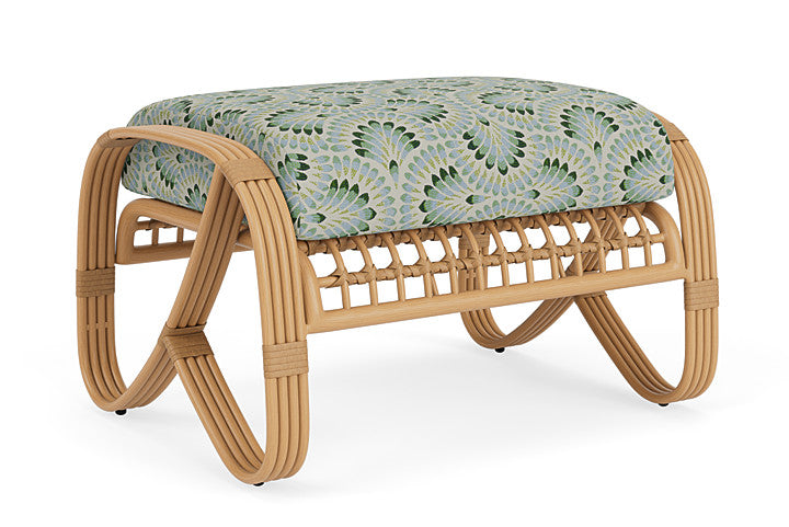 Lloyd Flanders - Riviera Ottoman In Camel Finish With Plume Spring Fabric - 2780171522085 view 2