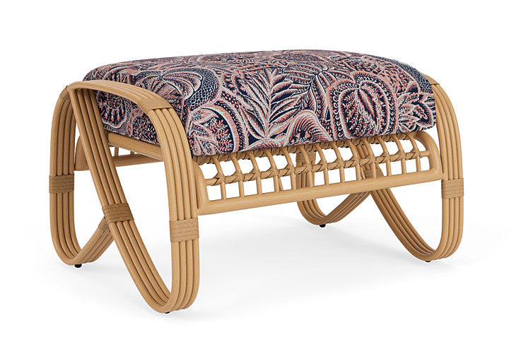 Lloyd Flanders - Riviera Ottoman In Camel Finish With Sensiblity Splendor Fabric - 2780171522082 view 1