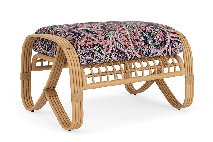 Lloyd Flanders - Riviera Ottoman In Camel Finish With Sensiblity Splendor Fabric - 2780171522082 view 2