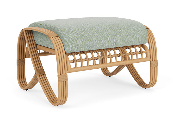 Lloyd Flanders - Riviera Ottoman In Camel Finish With Serene Spa Fabric - 2780171522031 view 1