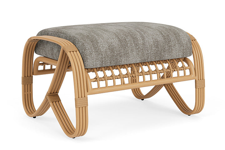 Lloyd Flanders - Riviera Ottoman In Camel Finish With Surface Slate Fabric - 2780171522056 view 2