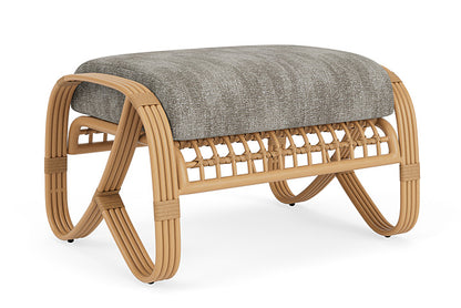 Lloyd Flanders - Riviera Ottoman In Camel Finish With Surface Slate Fabric - 2780171522056 view 2