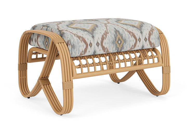 Lloyd Flanders - Riviera Ottoman In Camel Finish With Yoko Mist Fabric - 278017152727 view 2