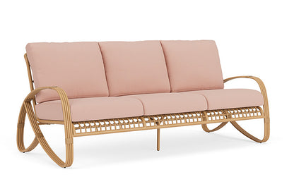 Lloyd Flanders - Riviera Sofa In Camel Finish With Azulu Clay Fabric - 2780551522033 view 1