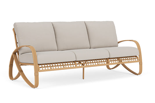 Lloyd Flanders - Riviera Sofa In Camel Finish With Azulu Twine Fabric - 2780551522034 view 1