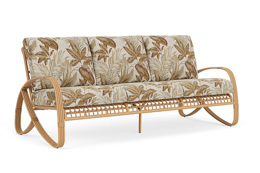 Lloyd Flanders - Riviera Sofa In Camel Finish With Botanic Willow Fabric - 278055152164 view 1