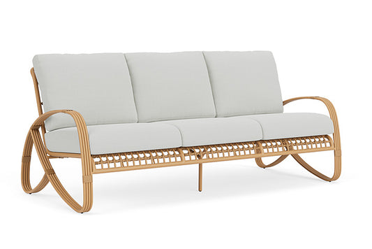 Lloyd Flanders - Riviera Sofa In Camel Finish With Bright Side Fog Fabric - 2780551522012 view 1