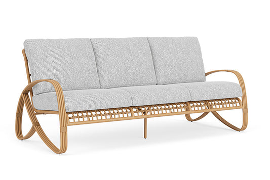 Lloyd Flanders - Riviera Sofa In Camel Finish With Burson Domino Fabric - 2780551522035 view 1