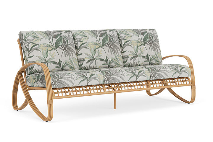 Lloyd Flanders - Riviera Sofa In Camel Finish With Calidora Mist Fabric - 278055152094 view 1