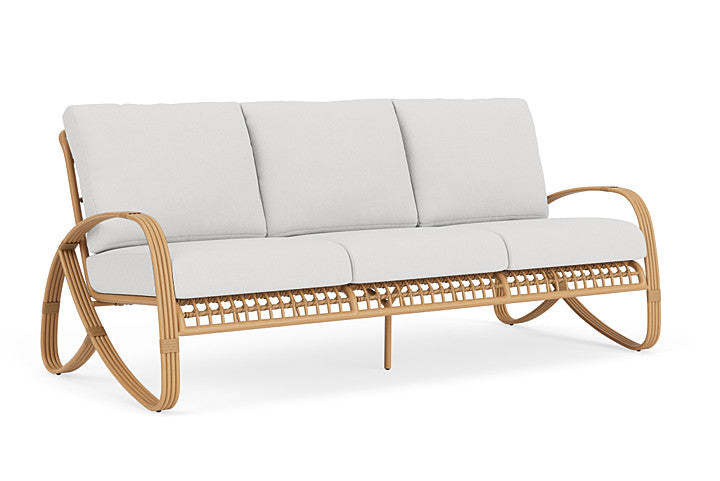 Lloyd Flanders - Riviera Sofa In Camel Finish With Canvas Natural Fabric - 278055152159 view 1
