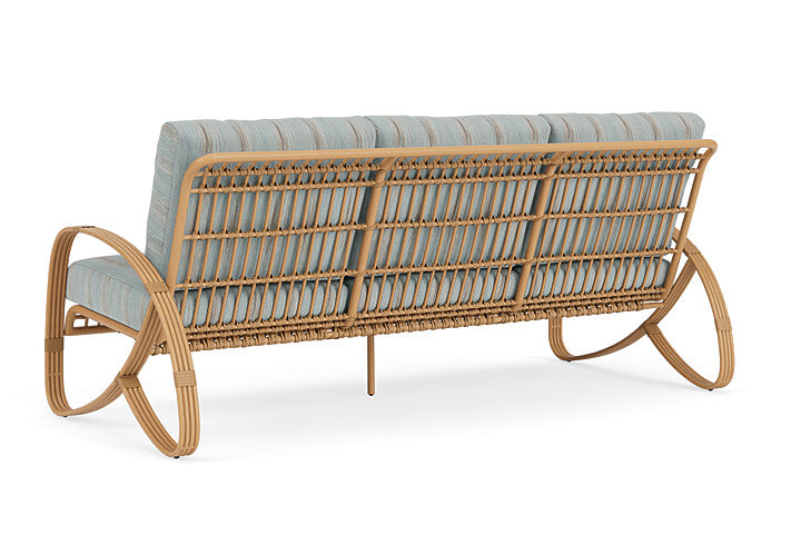 Lloyd Flanders - Riviera Sofa In Camel Finish With Colorwave Mist Fabric - 2780551522072 view 2