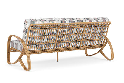 Lloyd Flanders - Riviera Sofa In Camel Finish With Deering Cadet Fabric - 2780551522047 view 2