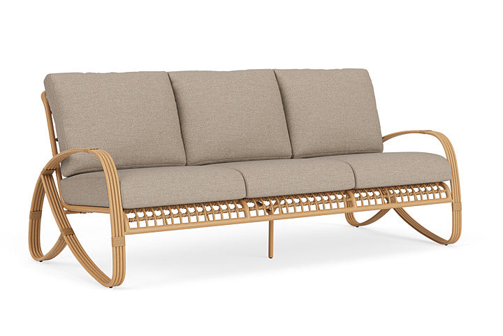 Lloyd Flanders - Riviera Sofa In Camel Finish With Demo Oatmeal Fabric - 278055152080 view 1