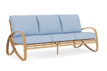 Lloyd Flanders - Riviera Sofa In Camel Finish With Demo Skyway Fabric - 278055152065 view 1