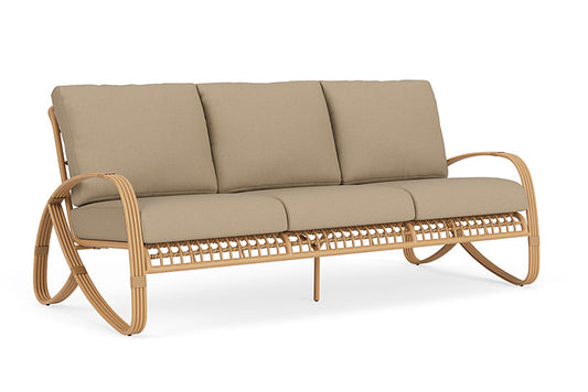 Lloyd Flanders - Riviera Sofa In Camel Finish With Fife Sahara Fabric - 278055152742 view 1