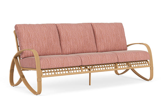 Lloyd Flanders - Riviera Sofa In Camel Finish With Friendly Carnival Fabric - 2780551522043 view 1
