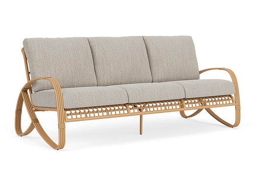 Lloyd Flanders - Riviera Sofa In Camel Finish With Friendly Flax Fabric - 2780551522026 view 1
