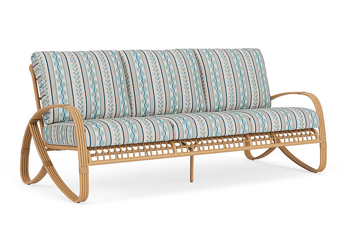 Lloyd Flanders - Riviera Sofa In Camel Finish With Ilona Resort Fabric - 2780551522069 view 1