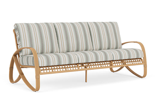 Lloyd Flanders - Riviera Sofa In Camel Finish With Jansen Eucalyptus Fabric - 2780551522061 view 1