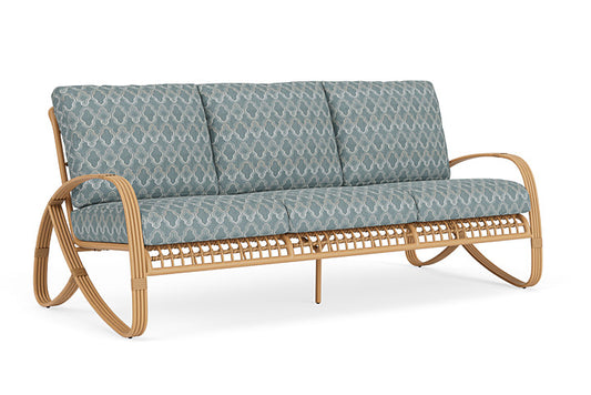 Lloyd Flanders - Riviera Sofa In Camel Finish With Luna Mist Fabric - 2780551522070 view 1