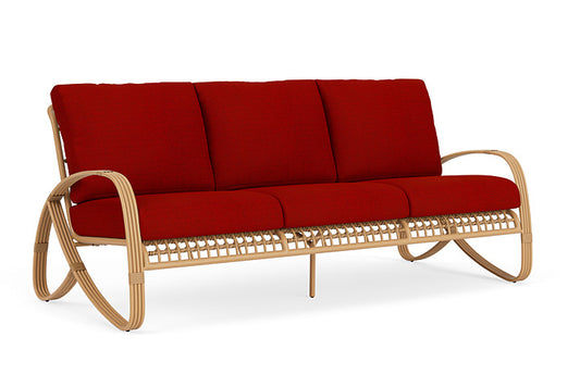 Lloyd Flanders - Riviera Sofa In Camel Finish With Partyline Lollipop Fabric - 2780551522054 view 1