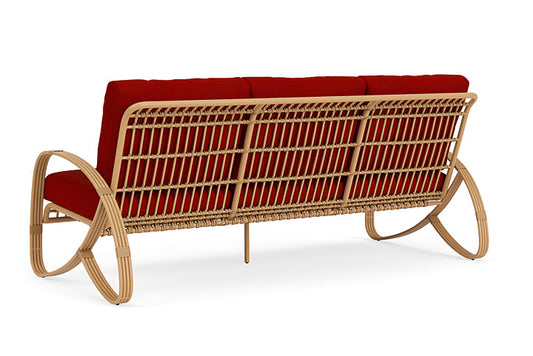 Lloyd Flanders - Riviera Sofa In Camel Finish With Partyline Lollipop Fabric - 2780551522054 view 2