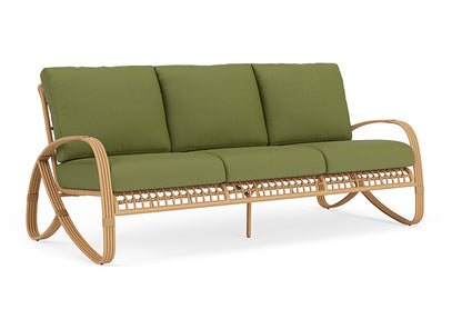 Lloyd Flanders - Riviera Sofa In Camel Finish With Reflections Grass Fabric - 2780551522051 view 1