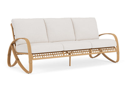Lloyd Flanders - Riviera Sofa In Camel Finish With Reflections Snow Fabric - 2780551522014 view 1