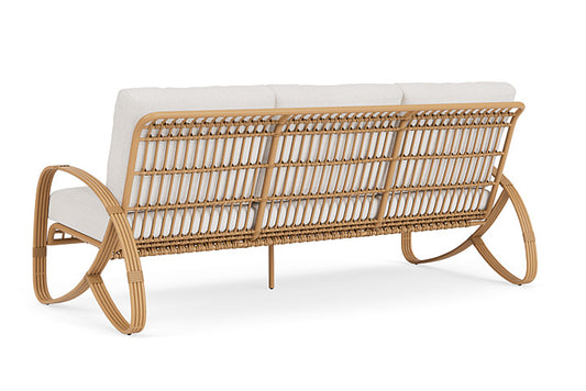 Lloyd Flanders - Riviera Sofa In Camel Finish With Reflections Snow Fabric - 2780551522014 view 2