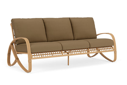 Lloyd Flanders - Riviera Sofa In Camel Finish With Reflections Straw Fabric - 2780551522053 view 1
