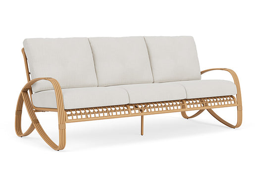 Lloyd Flanders - Riviera Sofa In Camel Finish With Rollo Linen Fabric - 2780551522020 view 1
