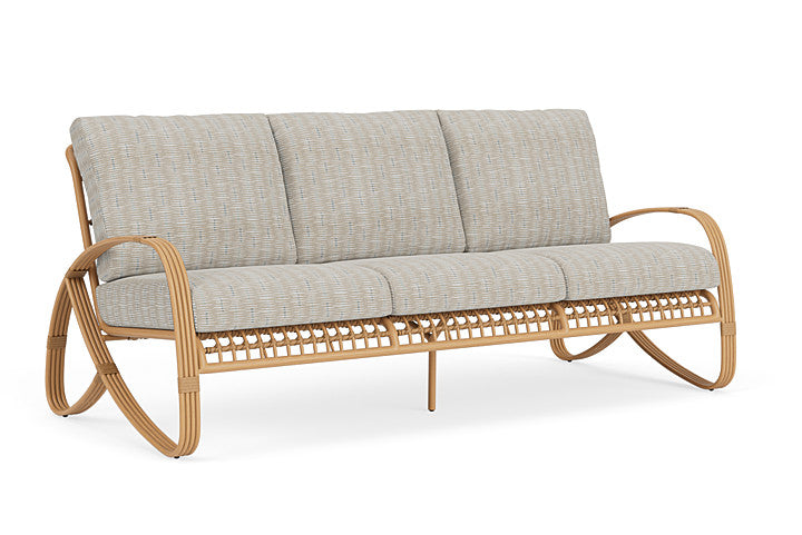 Lloyd Flanders - Riviera Sofa In Camel Finish With Romulo Mineral Fabric - 2780551522050 view 1