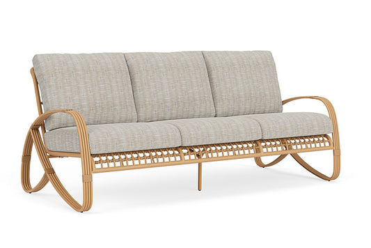 Lloyd Flanders - Riviera Sofa In Camel Finish With Romulo Mineral Fabric - 2780551522050 view 1