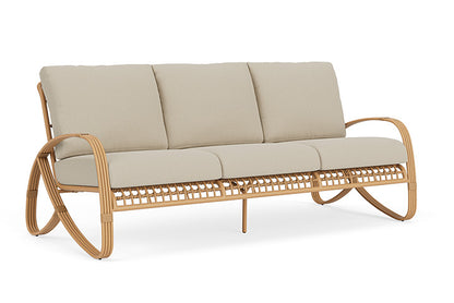 Lloyd Flanders - Riviera Sofa In Camel Finish With Rumba Straw Fabric - 2780551522008 view 1
